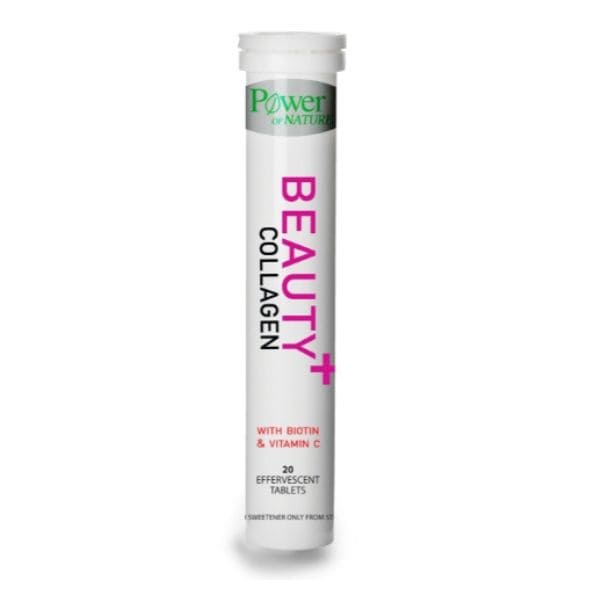 Power Of Nature Beauty+ Collagen 20 Αναβράζοντα Δισκία