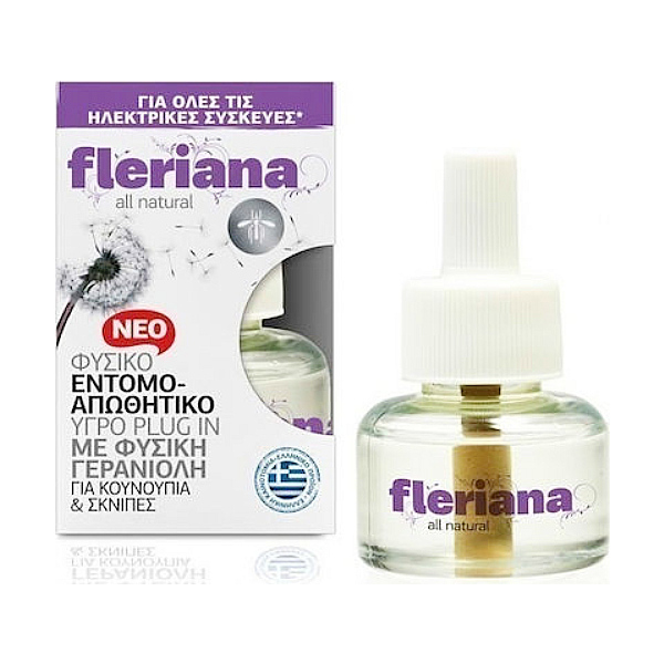 Fleriana Υγρό Εντομοαπωθητικό Χώρου Plug In 30 Ml