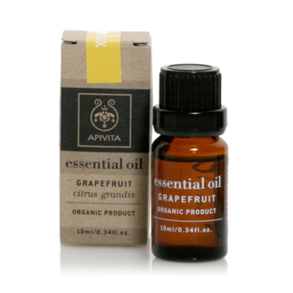Apivita Essential Oil Βιολογικό Αιθέριο Έλαιο Grapefruit 10 Ml