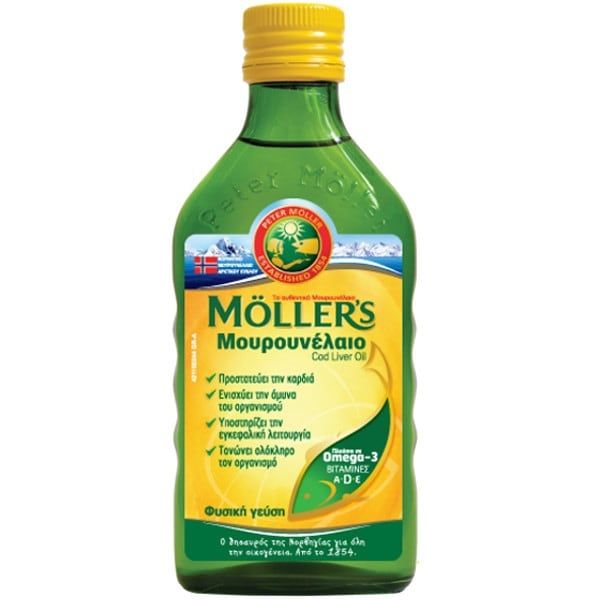 Moller's Cod Liver Oil Natural 250 Ml