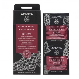 Apivita Express Beauty Face mask Grape Line reducing 2 x 8 ml