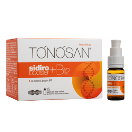 Uni-Pharma Tonosan Sidiro Booster + B12 15 vials x 7 ml