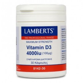 Lamberts Vitamin D3 4000 IU 30 caps