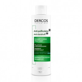 Vichy Dercos Anti Dandruff Shampoo Greasy Hair Αντιπιτυριδικό Σαμπουάν Για Λιπαρά Μαλλιά 200ml
