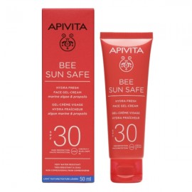 Apivita Bee Sun Safe Hydra Fresh Face Gel-Cream Marine Algae & Propolis SPF30 50ml
