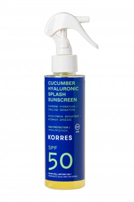 Korres Cucumber Hyaluronic Splash Sunscreen SPF50 Spray 150 ml