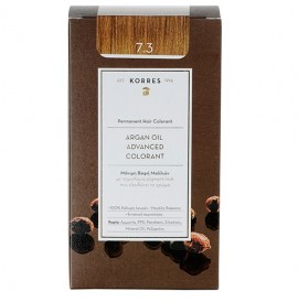 Korres Βαφή Argan Oil Advanced Colorant 7.3 Ξανθό Χρυσό Μελί