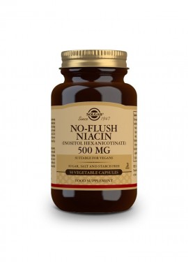 Solgar No-Flush Niacin (Β3) 500 mg Inositol Hexanicotinate 50 veg.caps