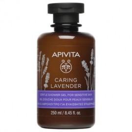 Apivita Caring Lavender gentle shower gel sensitive skin 250 ml