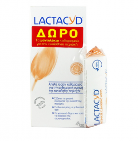Lactacyd Intimate Lotion 300 ml & Δώρο Wipes 15 τμχ
