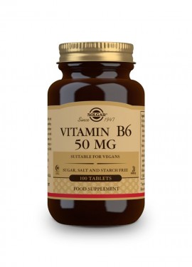 Solgar Vitamin B-6 50 mg 100 tabs