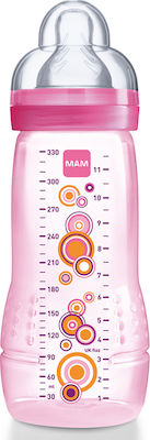 Mam Baby Bottle Πλαστικό Μπιμπερό, Θηλή Σιλικόνης 4m+ 330ml