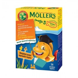 Mollers Omega-3 Kids 36 gummies orange - lemon