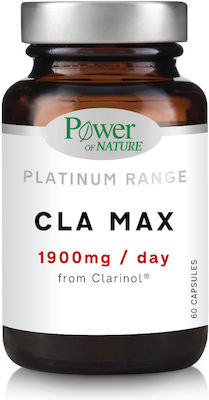 Power Health Platinum Range Συμπλήρωμα Διατροφής για Ενίσχυση Μεταβολισμού CLA Max 1900 60 caps