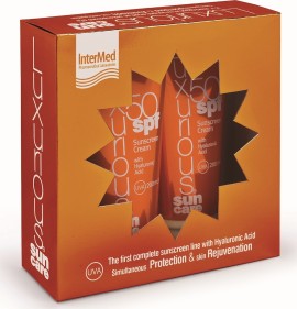 Intermed Luxurious Sunscreen Cream SPF 50 200 ml & Face Cream SPF 50 75 ml