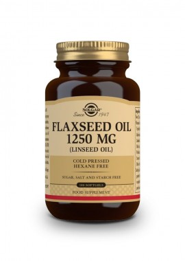 Solgar Flaxseed Oil Cold Pressed 1250 mg 100 softgels