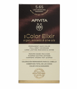 Apivita My Color Elixir Βαφή Μαλλιών 5.65 Καστανό Ανοιχτό Κόκκινο Μαονί