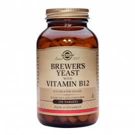 Solgar Brewers Yeast 500 mg with vitamin B12 250 tabs