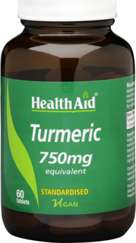 Health Aid Turmeric 750 mg 60 tabs
