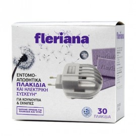 Fleriana Εντομοαπωθητικά Πλακίδια 30 τμχ & Ηλεκτρική Συσκευή