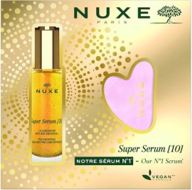 Nuxe Super Serum [10] Αντιγηραντικός Ορός Προσώπου 30 ml & Δώρο Gua Sha Pour Massage Facial Εργαλείο Μασάζ Προσώπου