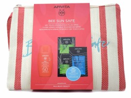 Apivita Bee Sun Safe Λεπτόρρευστη Αντηλιακή Κρέμα Προσώπου SPF50 50 ml + Δώρα