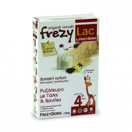 Frezylac Organic Cereals Ρυζάλευρο µε Γάλα & Βανίλια 200 gr