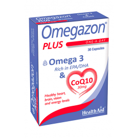 Health Aid Omegazon Plus Omega & CoQ10 30 caps