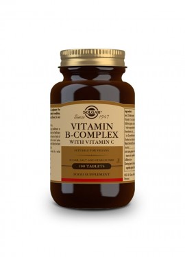 Solgar Vitamin B-Complex with Vitamin C 100 tabs
