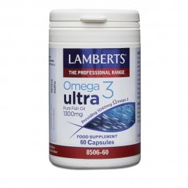 Lamberts, Omega 3 Ultra Pure Fish Oil, 1300mg, 60caps
