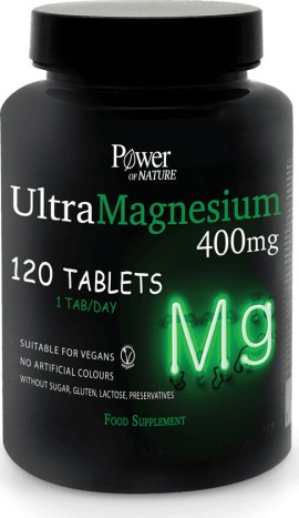 Power of Nature Sport Series Ultra Magnesium 400 mg 120 δισκία