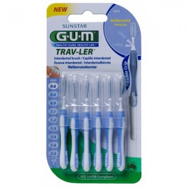 GUM Trav-Ler Interdental 0.6 mm 6 brushes