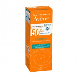 Avene Cleanance Solaire Αντηλιακό Προσώπου Για το Ευαίσθητο Λιπαρό Δέρμα Με Ατέλειες SPF 50+ 50ml