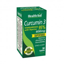 Health Aid Curcumin 3 600 mg 30 vegan tabs
