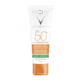 Vichy Capital Soleil Mattifying 3 in 1 Daily Shine Control Care SPF50+ 50 ml