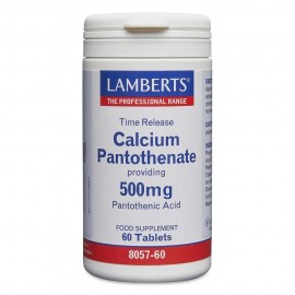 Lamberts Calcium Pantothenate (B5) Time Release 500 mg 60 tabs