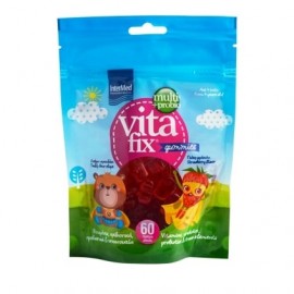 Intermed Vitafix Multi + Probio Gummies Ζελεδάκια με Γεύση Φράουλα Σακουλάκι με 60 τεμάχια