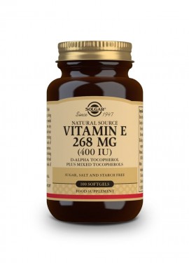 Solgar Vitamin E 268mg (400IU) 100 Softgels