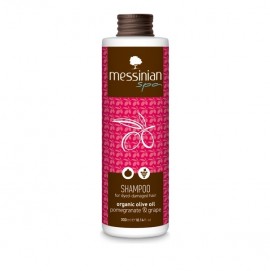 Messinian Spa Shampoo Dyed-Damaged Pomegranate-Grape, Βαμμένα-Ταλαιπωρημένα Μαλλιά (Ρόδι-Σταφύλι) 300ml