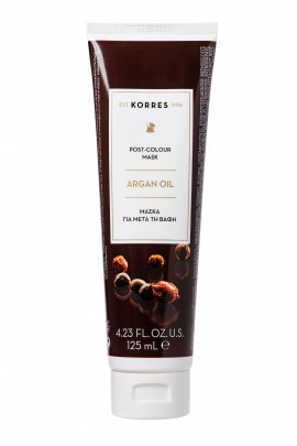 Korres Argan Oil Μάσκα Μαλλιών Για Μετά Τη Βαφή 125 ml