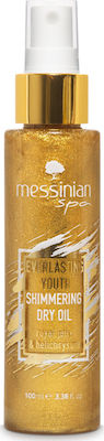 Messinian Spa Shimmering Dry Oil Everlasting Youth Ξηρό Λάδι με Βασιλικό Πολτό και Ελίχρυσο 100ml