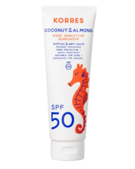 Korres Coconut & Almond Kids Sensitive Sunscreen SPF50 250 ml