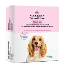 Fleriana Pet Health Spot Οn Πιπέτες Σκύλου ή Γάτας 3 x 5 ml