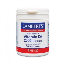 Lamberts Vitamin D3 2000 IU (50 mcg) 30 caps