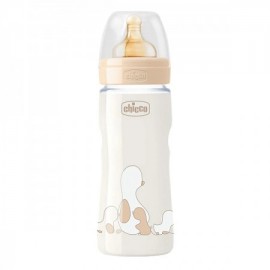Chicco Πλαστικό Μπιμπερό Original Touch Κατά των Κολικών με Θηλή Καουτσούκ 330ml για 4+ μηνών