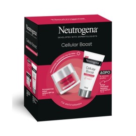 Neutrogena Set Cellular Boost Spf20 Αντιγηραντική Κρέμα Ημέρας για Όλους τους Τύπους Επιδερμίδας 50ml + ΔΩΡΟ Cellular Boost Κρέμα Απολέπισης Προσώπου με Βιταμίνη C 75ml