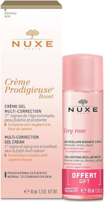 Nuxe Creme Prodigieuse Boost Creme Soyeuse Multi-Correction Αντιοξειδωτική Κρέμα Ενυδάτωσης 40 ml + Δώρο Very Rose Ελαφρύς Αφρός Καθαρισμού 40 ml
