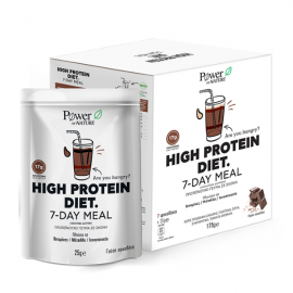 Power of Nature High Protein Diet 7 Day Meal Chocolate 7 sachets x 25 g