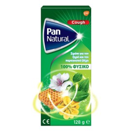 Pan Natural Cough Σιρόπι για τον Ξηρό & Παραγωγικό Βήχα με Μέλι και Φυτικά Εκχυλίσματα 128 g