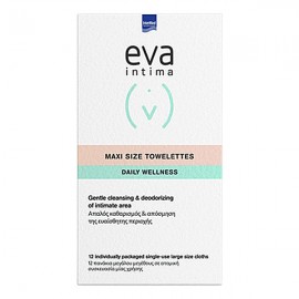 Intermed Eva Intima Daily Wellness Maxi Size Towelettes 12 pcs